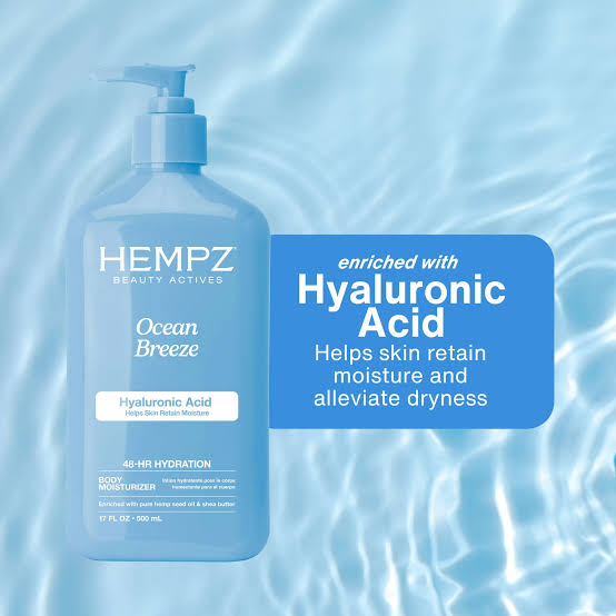 Hempz Ocean Breeze Hyaluronic Acid Moisturizer 2.25 oz.