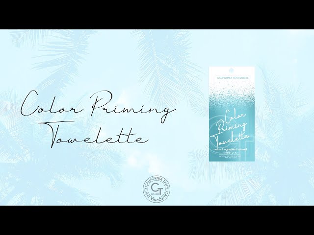 California Tan Sunless Color Priming Exfoliating Towelette - Step 1