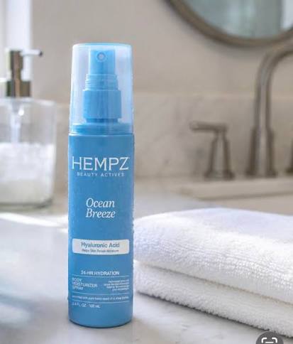 Hempz Ocean Breeze Hydrating Spray-On Moisturizer 3.4 oz.